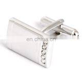Delicate Rhinestone Simple Jewelry Men Shirt Cufflinks thumbnail-5