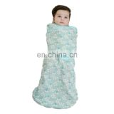 LOW MOQ Custom Muslin Baby Swaddle Blankets Adjustable Baby Sleeping Sack