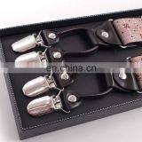 Hot Sale 3.5cm Adult Men's Printed Suspenders thumbnail-5