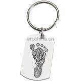 Custom Dog Tag Keychains in Stainless Steel thumbnail-1