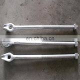 Drop Forged Galvanized Steel Ground Rod Earth Rod Guy Anchor Rod thumbnail-1