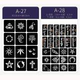 Waterproof Temporary Tattoo Sticker Black Disposable Hand Arm Girl Boy Body Sticker Tattoo Stencil For Tattoo Ink thumbnail-4