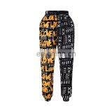 OEM Womens Zipper Close Legging Yoga Design African Print Colorful Casual Pant thumbnail-4