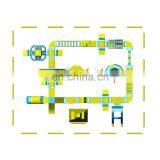 36m x 30m Giant Inflatable Floating Aqua Park Water Playground Equipment thumbnail-4
