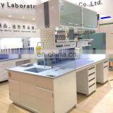Chemistry Lab Furniture Island Table Corrosion Resistance Work Bench