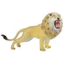 Hand Painting ODM OEM Soft Vinyl Original Design Lion Wild Animal Model Toys Filled With PP Cotton Gift for Kids thumbnail-2