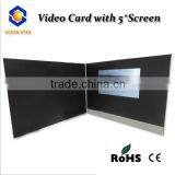 Hardcover Video Business Card With OEM Tft Screen Lcd Video Brochure thumbnail-4