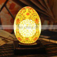 Special Chinese Ivory Color Glazed Ceramic Bedroom Lamp thumbnail-1