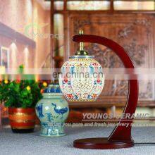 Retail And Wholesale Traditional Thin China Egg Shell Porcelain Table Lamps Amp for Hotel Made in Jingdezhen thumbnail-2
