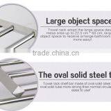 Wesda Wall Mounted Stainless Steel Bathroom Shelf Towel Rack A095 Quality Choice thumbnail-5