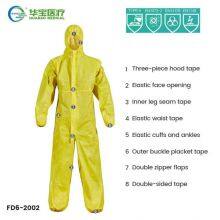 FD6-2002 Hooded Protective Coverall Type 6 Coveralls Medical Hooded Protective Coverall thumbnail-2