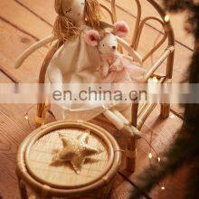 Hot Sale Wicker Vintage Chair Rattan Chair Table for Doll Retro Boho Child Toy Vietnam Manufacturer Cheap Wholesale thumbnail-5