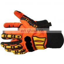 High Performance Anti Impact Touchntuff TPR Protective Antislip Mechanic Work Safety Gloves thumbnail-2
