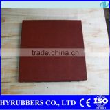 Square rubber tile 10-50mm rubber floor mats