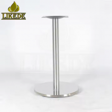 Wholesale Cheap Round Stainless Steel Dining Table Base Leg Circle Furniture Legs thumbnail-2