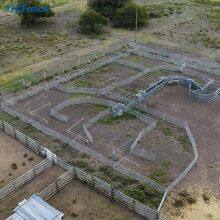 Galvanized Metal Cattle Livestock Corral Fence Yard Panels With Farm Net Gates for Steel Building Design Horse Panel thumbnail-3
