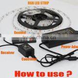 DC12V IR Music Controller With 20 Keys Remote for RGB LED Strip Light thumbnail-5