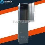 Cheap Time-proof KD 2 Doors Storage Locker, Metal Golf Locker,school Double Tier Steel Locker thumbnail-3