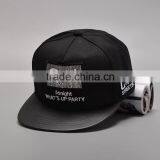 Fashion Cool GO ! Applique Men Women Embroidery Flat Leather Brim Snapback Custom thumbnail-4