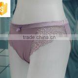 High Quanlity Sexy Lady Nylon Briefs Underwear Very Hot Satin Lace Girls Thong Panty thumbnail-5