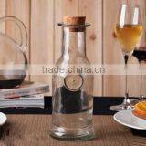 Half Liter Glass Carafe, Juice Glass Jar