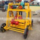 QT 40-3B Mobile Concrete Mixer Hollow Brick Making Machinery thumbnail-2