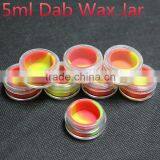Clear 5ml Silicone Non-stick Container Dabs Containers Storage Plastic Oil Jar thumbnail-4