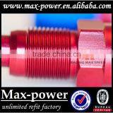 Hot Sale! Oil Cooler Hose Fitting 180 Degree Push On Hose End AN4 AN6 AN8 AN10 AN12 Blue and Red thumbnail-4