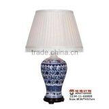 Classical Blue and White Lamp for Table
