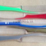 Disposable plastic common hair comb for hotel