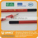 Striped Wooden 2B Pencil With Eraser, 2B Exam Pencil With Free Sharpener thumbnail-3