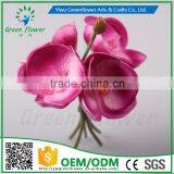 2016 Wholesale PU Latex Artificial Flowers Moth Orchid Four Pieces Real Touch Babys Breath Fake Flower thumbnail-1
