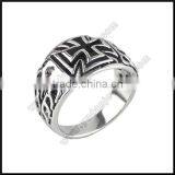 Punk Double Iron Cross Ring thumbnail-1