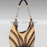 1051-2013 Mexican newest canvas hobo fashion bag, punk luxury brand bag
