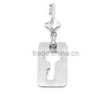 Jewelry Fashion Locket in Stainless Steel Silver Necklace Pedant Fashion Key Girl 2015 New Products Top Selling Factory Key thumbnail-1