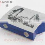 Disposable Easy Taken Toy Amplification 3-5 Times Paper Cheap Binocular With Landscape Painting