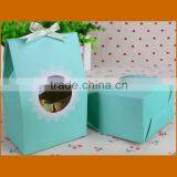 Handmade Feature and Art Paper Wedding Candy Box With Window thumbnail-2