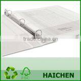 PVC Ring Binders 3 Rings Paper Material Metal Ring Binder thumbnail-4