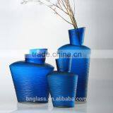 Promotion Modern Style Glass Vase Decor Cheap Blue thumbnail-2