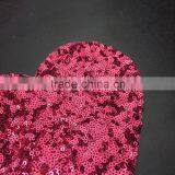 Hot Sale Sequin Heart Applique,sequin Heart for Children Garment Quality Choice thumbnail-3