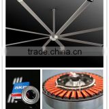 Shanghai Kale fan 14FT/4.2M Silence Gearless Electricity magnetic Power low watt celing fan with light