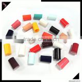 Classy colorfull Plastic nail polish bottle screw caps with Color coating