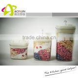 Plastic material airtight food storage container