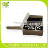 Custom Plain White Necklace Gift Box Jewelry Box for Ring Necklace thumbnail-1