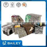 Printed Nonwoven Long Storage Box Chair,storage Puff Ottoman thumbnail-2