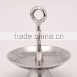 Nickle Plated Decorative Cookies Stand 1 Tier