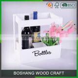 Pine Wooden Box For Wine Bottle Display Case thumbnail-4