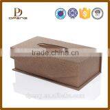 New Products leather tissue box cover plastic tissue carton box made in China