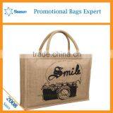2016 Fashion High Level Custom Print Burlap Hessian Bag Jute Gunny Bags thumbnail-3