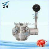 Stainless Steel Sanitary Manual Opration Butterfly Valve
